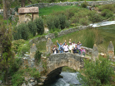 puentes de piedra -Huancaya